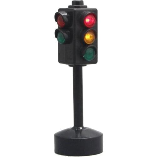 New Traffic Light Puzzle Toy 11.5cm Traffic Signs For Wooden Train Truck 24BE