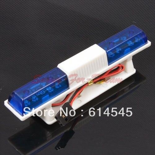 RC Car Police Night Flash Bright LED Light 360 Degree Rotation Demo LED502B