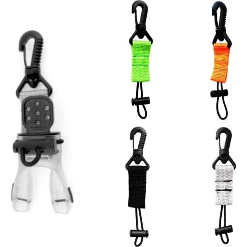 Scuba Divers Regulator Octopus Holder BCD Lanyard Extended Fixed Cord Lock