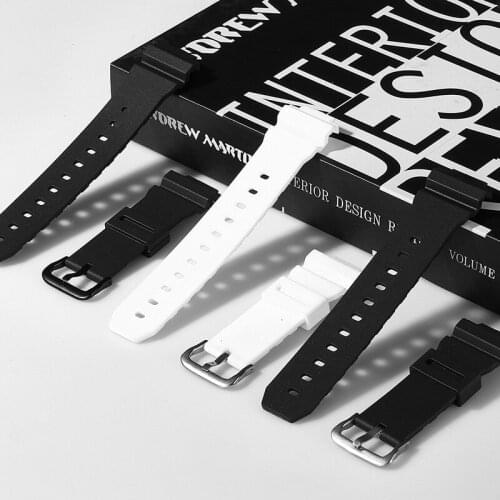 16mm Band Strap Resin Rubber Replacement Bracelet Wrist Watch Band For DW-6900