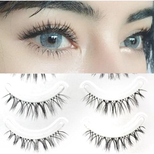 3D Lashes Luxury Hand Made Eyelashes Medium Volume Sharpening false eyelashes Cruelty Free False Eyelashes Upper Lashes