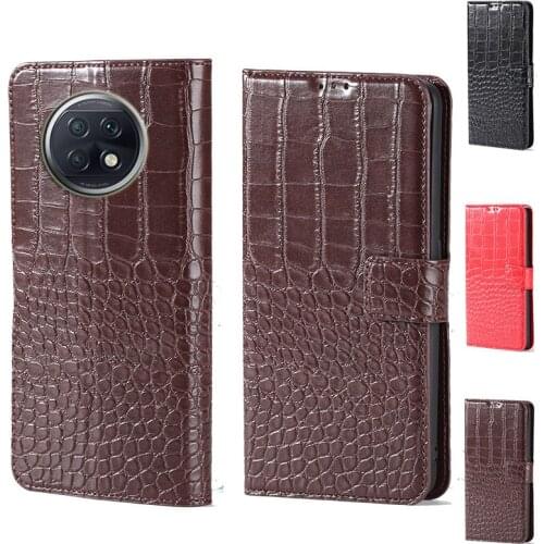 Luxury Crocodile design Flip Leather Wallet Phone Case For Xiaomi Redmi Note 9T Stand Function Phone cover card slot