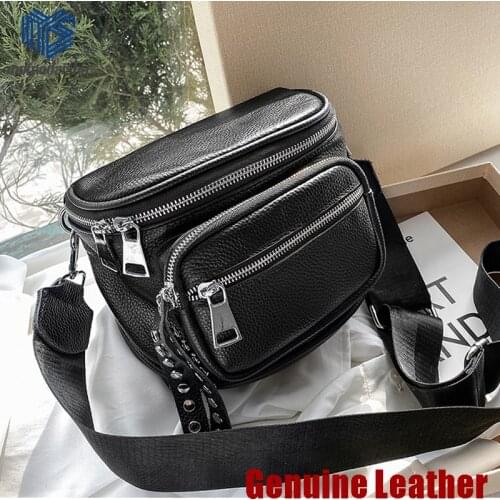 Genuine Leather Shoulder Bag Womens Luxury Brand Handbags Fashion Crossbody Bags First layer cowhide Female Messenger Tote Bag