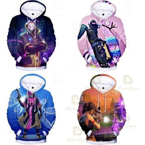 Men Women Fortnite Hoodie Battle Royale Streetwear Game 3d Print Harajuku Sweatshirt Long Sleeve Tops Teen Clothes