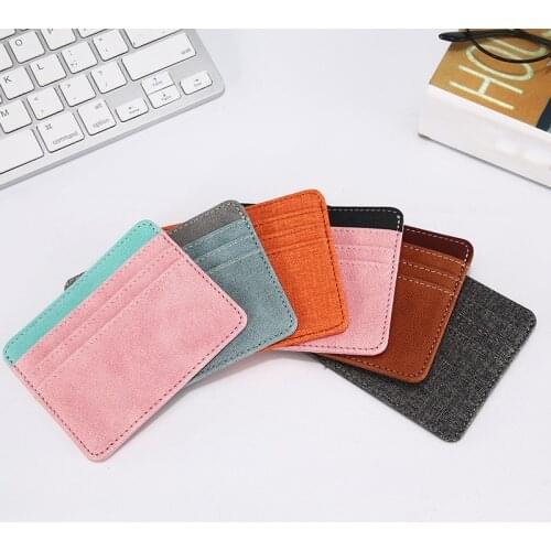 Multi Slot Card Holder Slim Bank Credit Card ID Cards Coin Pouch Case Bag Wallet Organizer Women Men Thin Business Card Wallet