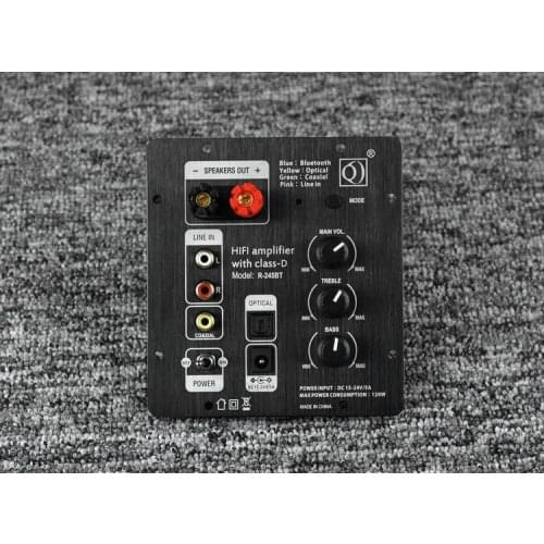 GHXAMP TPA3116 2.0 Stereo Bluetooth Amplifier Board TPA3116D2 50W+50W All-digital Optical Fiber Coaxial Bluetooth 5.0 NEW