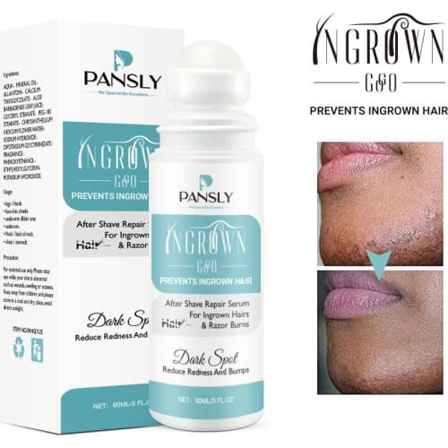 Ingrown Hairs treatmentx After Shave Repair dark spot Serum for vanish pfb and Razor Burns for black Men and Bikini area