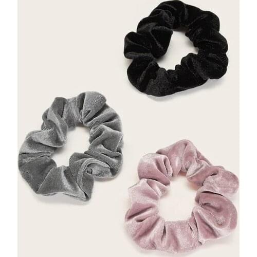 18 Pcs Women Velvet Scrunchie Pack Elastic Hair Bands for Girl Scrunchies Headwear Vintage Hair Ties Accessories 2021 VERVA