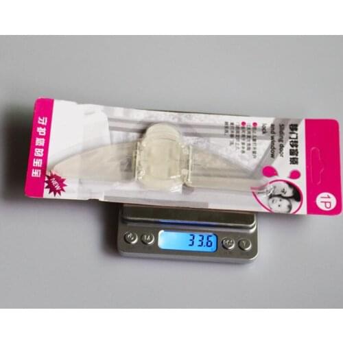 10 pieces Locks Sliding Sash Door Window Screen butterfly Wing Limiting Lock locker Fixer White PC material with retail package