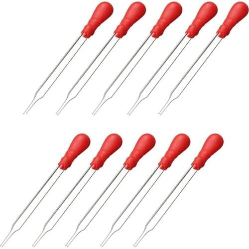 2/10pcs 10ml Rubber Head Glass Dropper Lab Dropper Pipette Glass Experiment Medical Pipette Dropper Transfer Pipette Lab Supplie