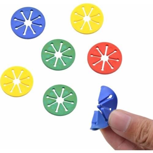 7Pcs/lots Colorful Sock Holder Rings Sock Organizers Sorters Locks Clips Home Laundry