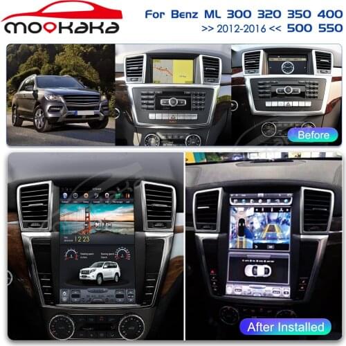 Android 9.0 64G PX6 Tesla Vertical Screen Car Radio GPS Navigation For MERCEDES-BENZ ML 2012+ GL 2013+ Multimedia Player Stereo