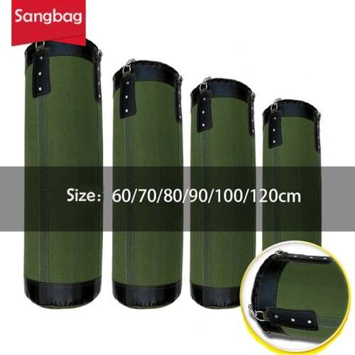 Boxing Punching Bag Sandbag Heavy Boxing Bags Thickened Canvas Army Training Sandbags Adults Home Sanda Taekwondo Kicking Bags