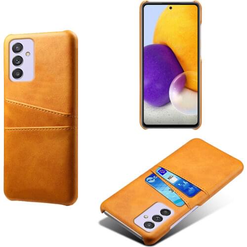 For Samsung Galaxy Quantum 2 Case Credit Card Retro PU Leather Case with Card Slots Cover for Samsung A82 A62 A72 A32 4G 5G