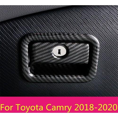 For Toyota Camry 8th Sedan 2018-2020 First officer storage box switch decoration Patch Dedicated interior patch strip
