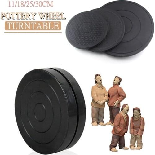 Pottery Wheel Turntable 11/15/18/20/25/30cm Rotating Cake Clay Tool Pottery Sculpture Turntable Rotary Table Cake Make Turntable