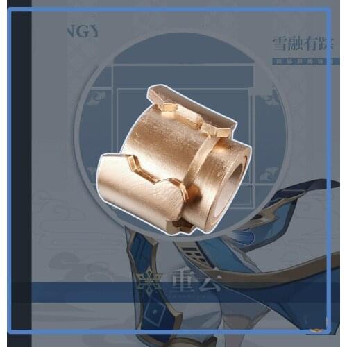 Game Genshin Impact Chongyun Cosplay Gauntlet Bracelet Hand Armor Halloween Carnival Cosplay Costume Props