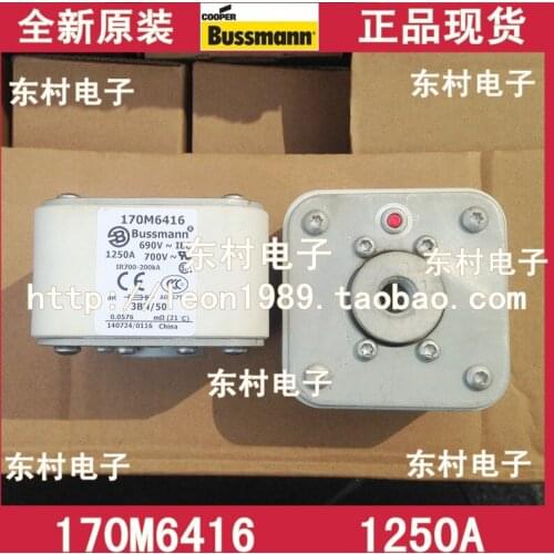 US imports BUSSMANN fuse 170M6416 170M6416D 1250A 690V fuse