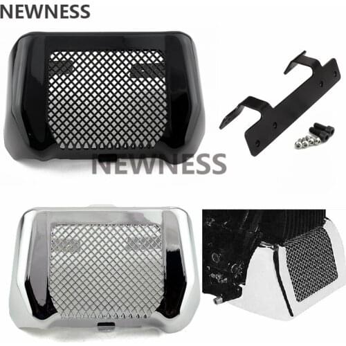 Motorcycle ABS Oil Cooler Cover For Harley Touring Electra Glide Road King Street Glide FLHR FLHRC 2017-2020 2018 2019