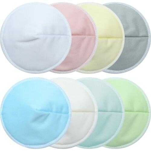 HOT Soft Bamboo Nursing Pad Washable Reusable Nursing Breast Pad Breastfeeding Pads Absorbent Waterproof Stay Dry Cloth Pad
