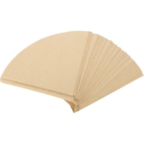 Hot V60 Filter Cup Special 102 Coffee Filter Paper Coffee Filter Papers Unbleached Drip Paper Cone Shape Coffee 80Pcs