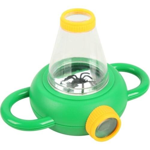 4X Birthday Gift Children Students Dual-way Two Way Bug Insect Observation Viewer Kids Toy Magnifier Magnifying Glass Loupe