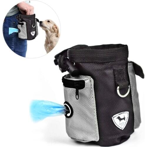 Dog Treat Pouch Drawstring Carries Pet Toys Food Poop Bag Pouch Pet Hands Free Training Waist Bags Pet Product Pets Supplies