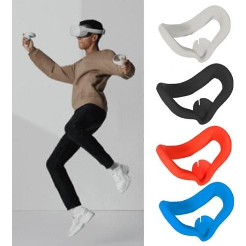 New Replacement Pad Cushion Soft Silicone Sweatproof Light Blocking Eye Cover Protective Case Protector for Quest Accessories