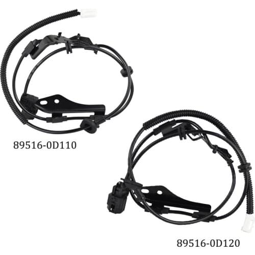 New Auto Parts Rear Left & Right ABS Wheel Speed Sensor 89516-0D120 89516-0D110 For Toyota Yaris Vios 2008-2012 2009 2010 2011