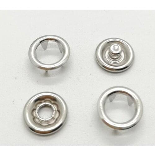 Wholesale Sale ! 9.5mm 11mm longer prong snap Ring prong snap buttons for Baby clothes sets