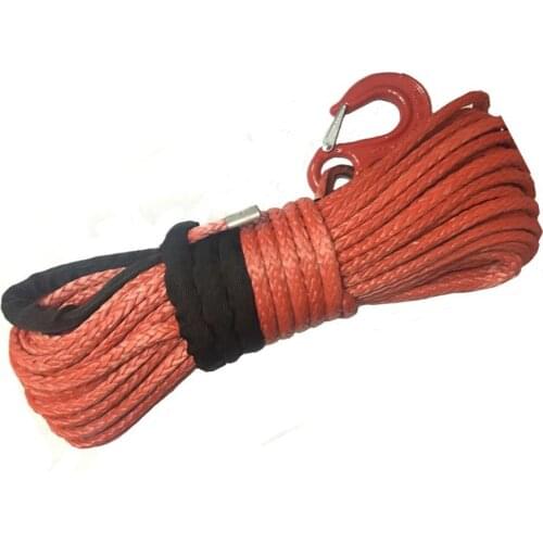 China Factory Direct Sell 10mm x 28m Synthetic UHMWPE Winch Rope