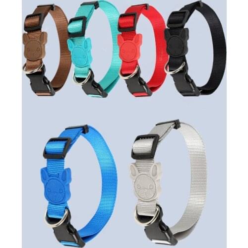 Adjustable Pet Nylon Collar High Density Pet Leash Small Pet Collar Teddy Chihuahua Small Dog Accessories Collar Necklace