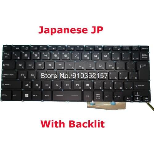 RU JP TW Keyboard For MSI GS32 6QE-001JP 6QE-003JP 6QE-004US 6QE-002TW 6QE-002TW 6QE-022TW 7QE-015TW 7QE-013RU 7QE-014RU