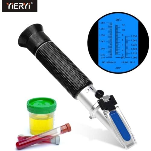 Handheld Clinical Medical Refractometer ATC Serum Protein Urine Specific Gravity Meter Equipment Tool for Hospital Laboratory