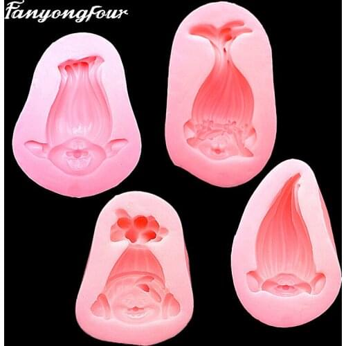 3D Cake Elf Soap, Ice, Sugar, Chocolate, Bread Baking Mold Silicone Mold Kitchen