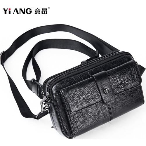 Mens Bag Men Genuine Leather Mens Messenger Shoulder Bags Over The Shoulder Man Camera ipad Crossbody Bags for Men Handbags