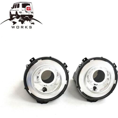 W463 front head light for G-class W463 2009-2016y to front head light silver and black