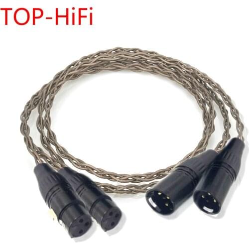 TOP-HiFi Pair Nordost Odin Single Crystal Silver 2XLR Male to Female Audio Wire 3pin XLR Balanced Interconnect Audio Cable