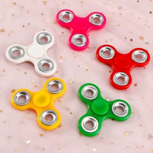 1 Pcs Random Color Fidget Spiner Metal Counterweight Smooth Whirl Hand Spinner for Children Adult Stress Relief Fidget Toys Gift