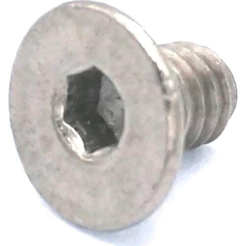 20pcs M4 x 6mm GR2 TA2 Pure Titanium Countersunk Hex Socket Cap Screw Bolts Anti Acid Corrosion