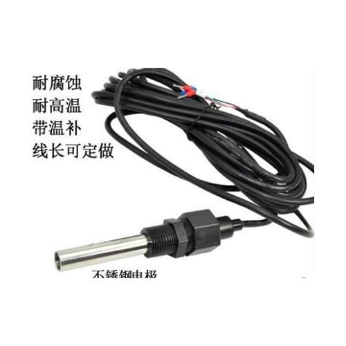 30PCS Industrial Online conductivity meter probe EC meter conductivity meter electrode high temperature stainless steel sensor