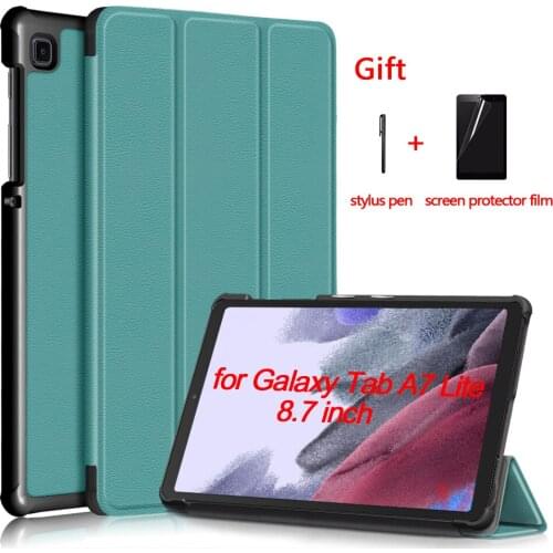 For Samsung Galaxy Tab A7 Lite 8.7 inch Case SM-T220/T225 Tri-fold stand Cover for Samsung Galaxy Tab A7 Lite 8.7 2021 Case