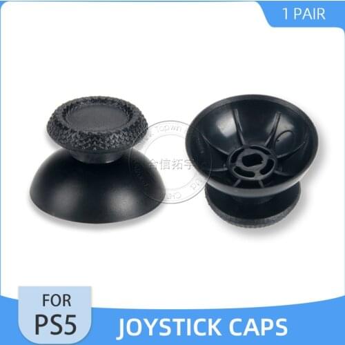 HOTHINK 1pair Replacement Joystick Caps for PS5 Controller 3D Analog Thumb Stick Cover Case for PlayStation 5 DualSense