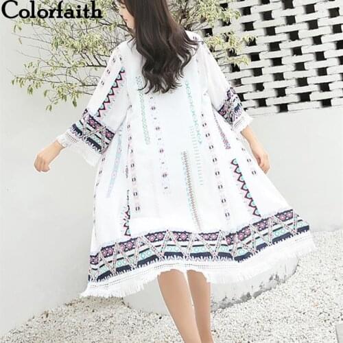 Colorfaith Women's Printed Shirts