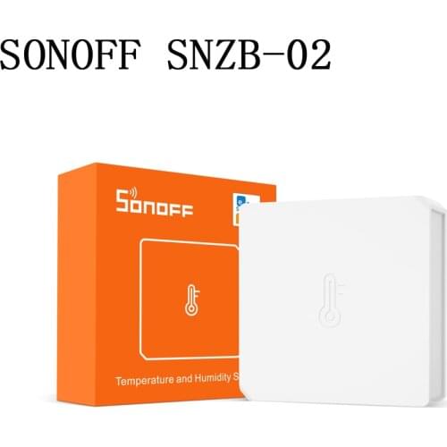 SONOFF SNZB-02 - ZigBee Temperature And Humidity Sensor Work with SONOFF ZigBee Bridge Real-time Data Check via eWeLink APP