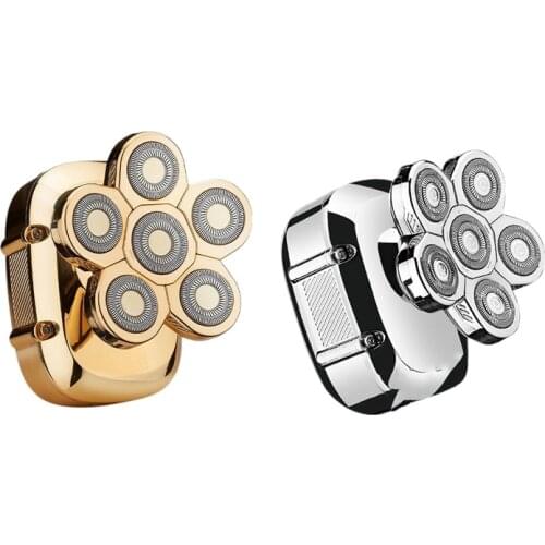 Electric Razor for Men USB Rechargeable Multifunctional Bald Head Shaver Cordless Waterproof Hair Trimmer