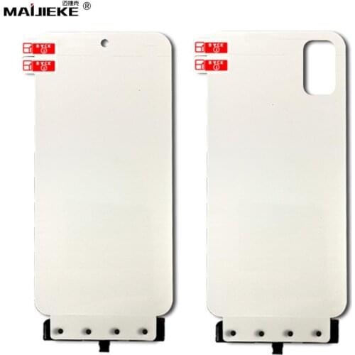 25D Full Cover Hydrogel Film For Samsung Galaxy A71 5G A51 5GFront+Back Screen Protector Film with install tools(Not Glass)