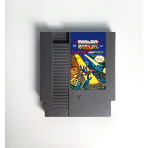 Bionic Commando - Game Cartridge For NES Console 72 Pins 8bit