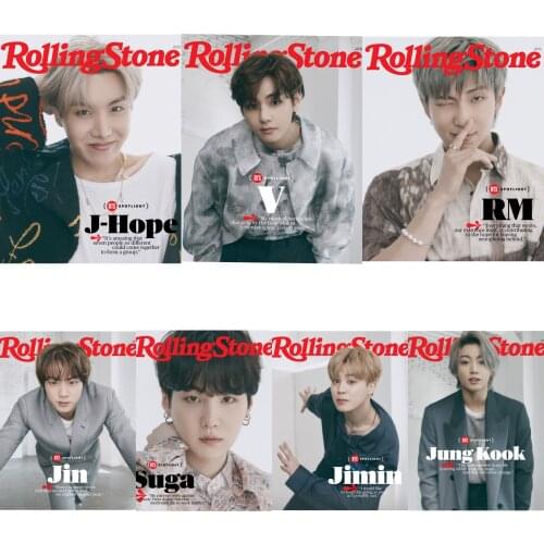 Korean Groups K-pop Bangtan Boys Poster HD Art Painting 2021 Magazine Cover Wall Art Wall Decor Home Decoration Fans Gift