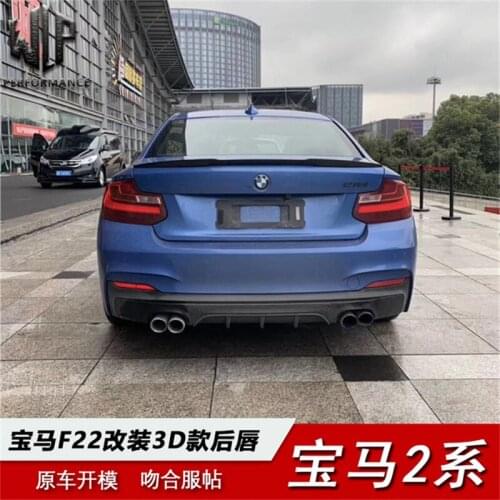 Lively2021 Fit For Bmw 2 Series Convertible F22 Refitting 225im235im240i Front Shovel Four Out Rear Lip Tail Wing Middle Net